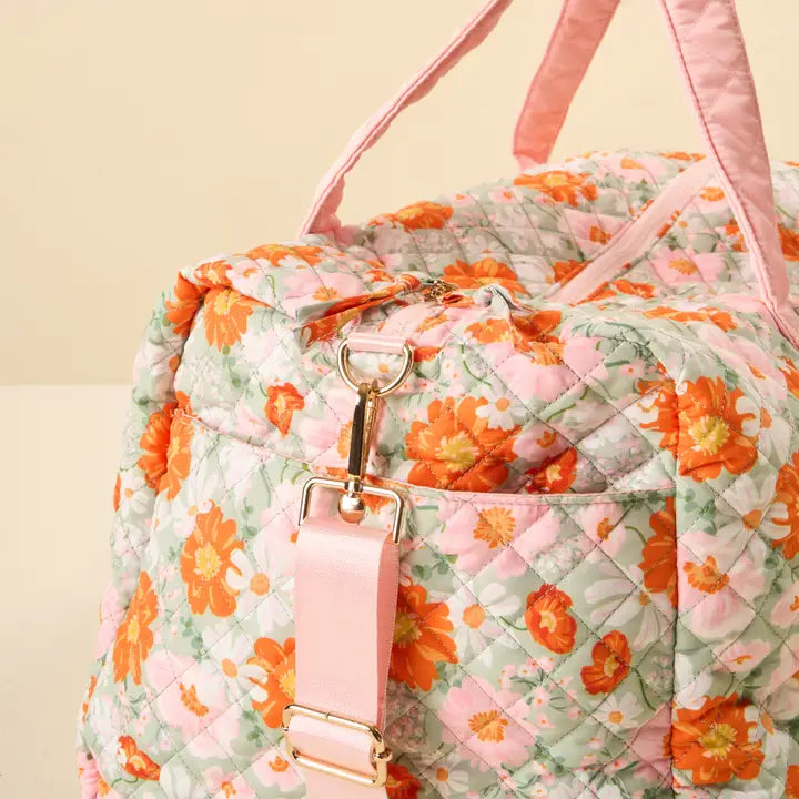 Quilted Weekender Bag